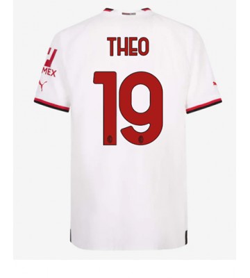 AC Milan Theo Hernandez #19 Bortedrakt 2022-23 Kortermet